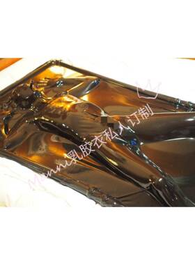 胶空床Manni乳胶ALALali乳胶睡衣袋窒息单人使用Latex束缚自缚真