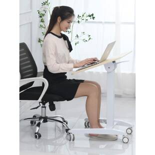 桌面可倾斜童升电脑桌站立式降公桌儿学习书桌FWS07移动演办讲工