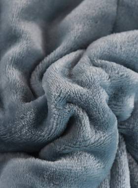 绒毛毯被子加厚冬季珊瑚法兰盖毯沙公发午睡办室JDH单人宿舍小毯