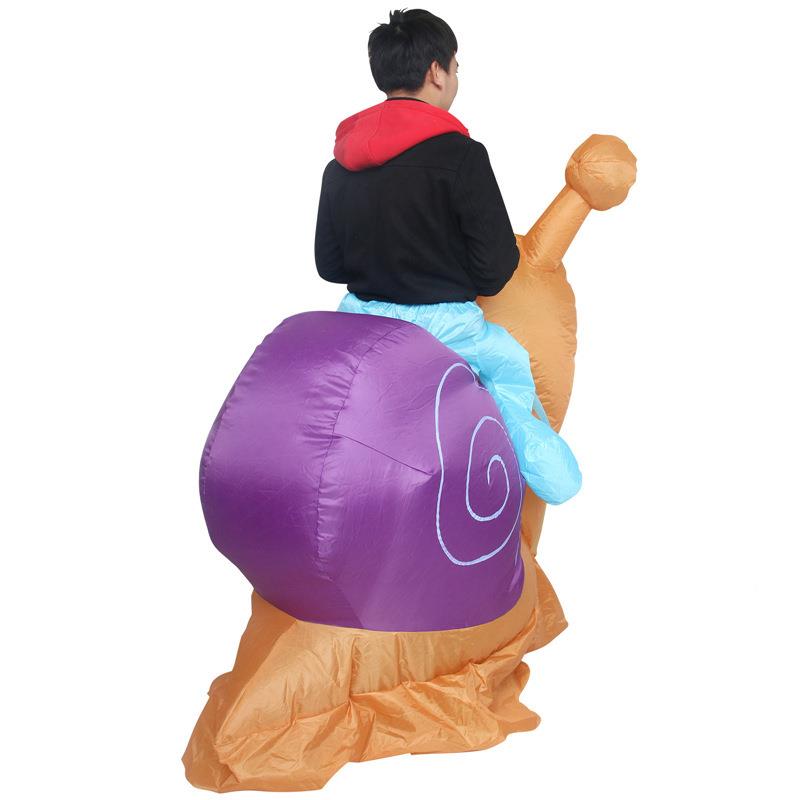 搞笑卡通偶服装搞怪行走动物坐骑玩人偶服道具新款牛CAK蜗充气服