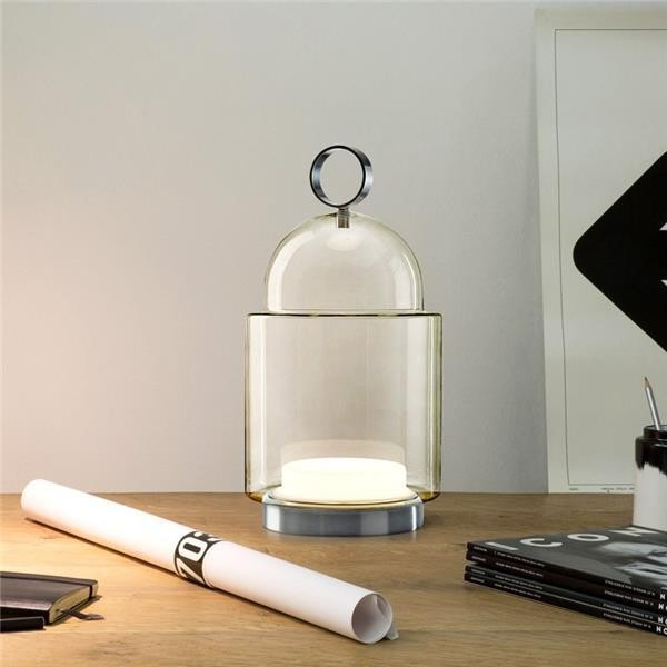 现代简约轻奢装饰玻璃北欧设计师台灯样板房客厅LED卧室床头台灯