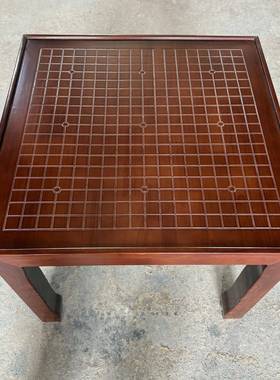 新古典棋盘双实木面两用棋学桌校兴OHS趣班社区家用象棋桌围五子