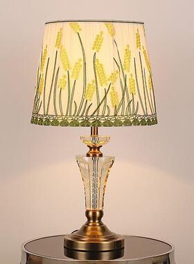 美式K9水床灯头柜台客厅直书房卧室田园晶H6110时尚灯具欧式厂家