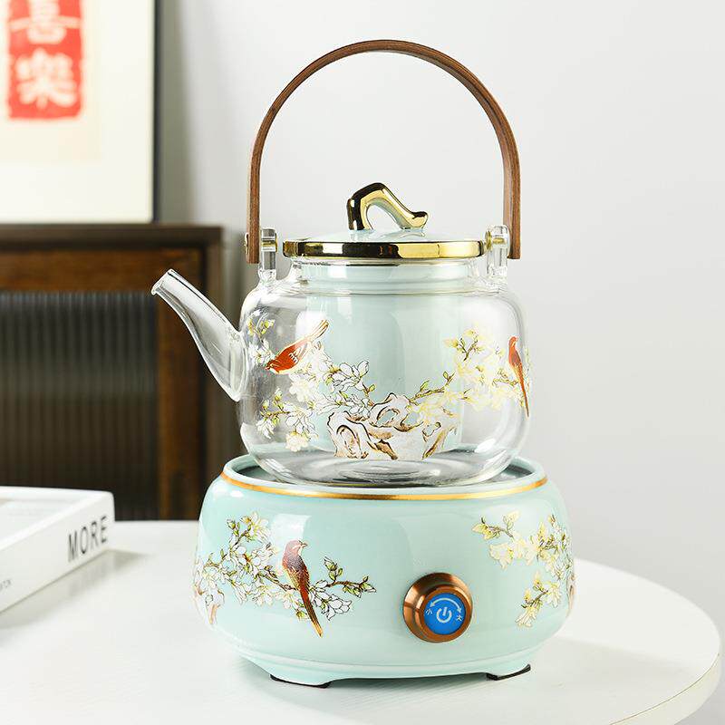 电陶炉迷你20745小型喜上眉梢水茶炉烤炉煮炉套装多功能玻璃煮围