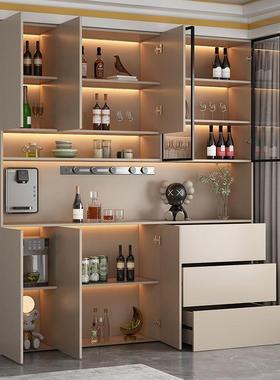 Tl实木餐18892边柜靠墙功能一柜餐多厅厨房简约现代a现做收纳体柜