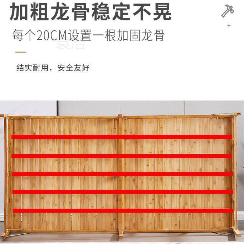 竹床折叠床HIA子单人家用租成人午休午睡易硬板板经济型出房简竹