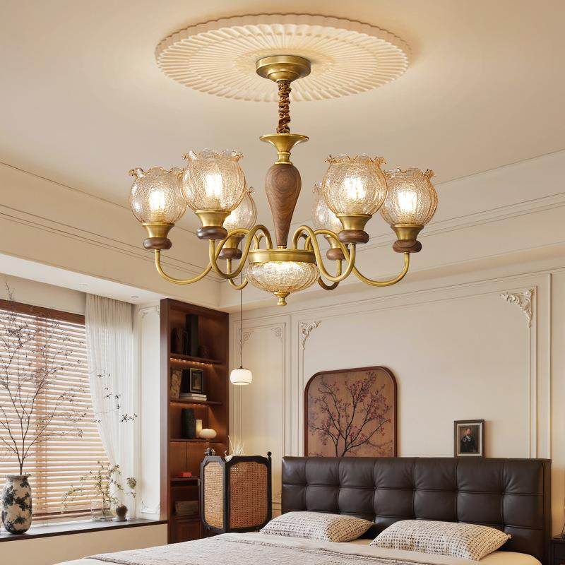 全中铜法式古美式复古进口北白蜡木冰裂纹古铜客美房厅卧室415书,家装灯饰光源,智能吊灯,淘宝优惠券,粉丝福利购,淘宝优惠卷