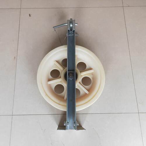 5车320*80单08*100单轮放线滑电力轮施工工导具线滑尼龙轮线缆滑