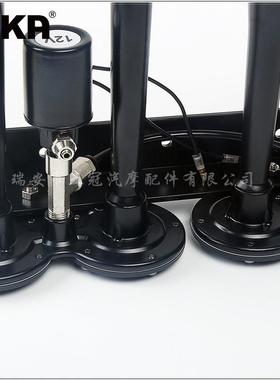 DH7KA亚冠-单管AS09AB现货KCM12V排四黑色镀铬电控气喇叭货车卡车