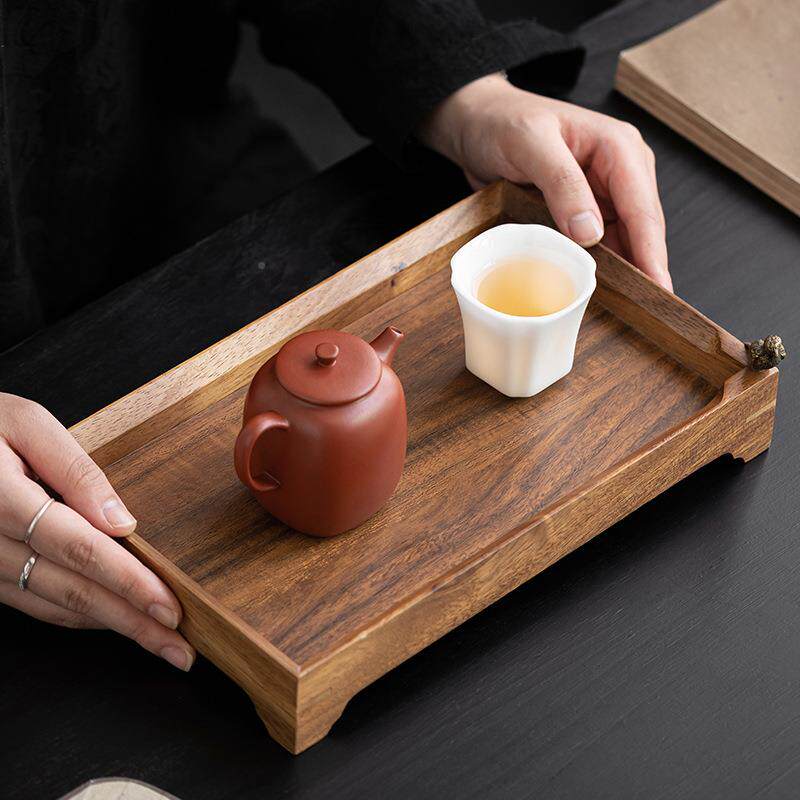 喜枝茶喜枝茶托木盘托盘复古实干泡简约茶盘轻奢小型中式长方形收