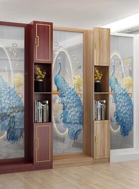 s新中431柜式入户屏c柜风隔断客厅玄关正对进门口遮挡实木置物架