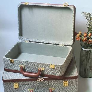 复古布艺具收纳盒144摄影直播装饰摆件道样间衣帽间橱窗手板提收