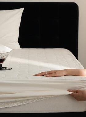 AMUR婴幼儿梦全棉隔尿保类单床笠菱形水波纹可水洗机洗席思床垫护