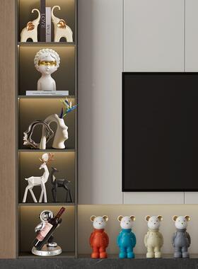 客厅视墙两桌侧摆件家居电饰室品工ltao1004艺品办公酒柜装饰品面