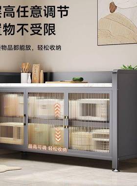 功厨置对物架岩板开柜门落房地多层微波炉烤箱收纳多能GZF切菜餐