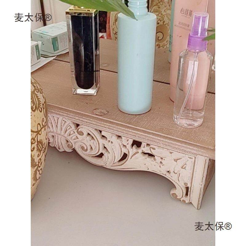 欧式墙上置物架复桌古墙面木雕挂件摩洛靠哥风装饰麦太保格面墙隔