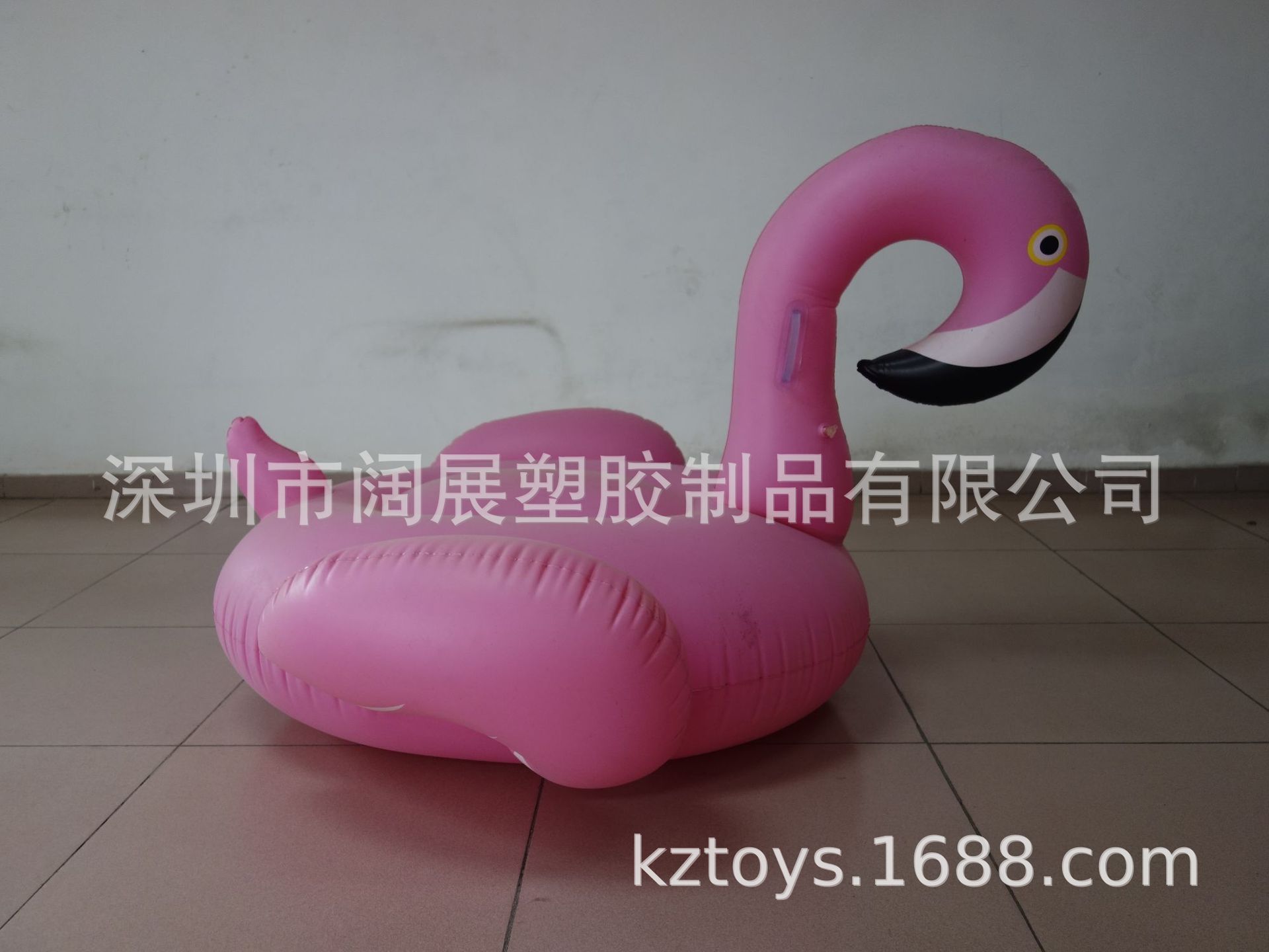 150cm粉色火烈鸟充气坐骑浮排