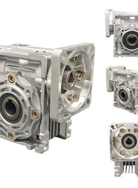 上海台麦NMV速SED轮蜗杆减速机030减R箱可配蜗输出法兰可带双输出