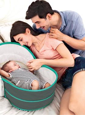 现货宝贝摇床提婴儿NJZ音乐震动摇床中床安抚椅篮直摇椅篮厂家销