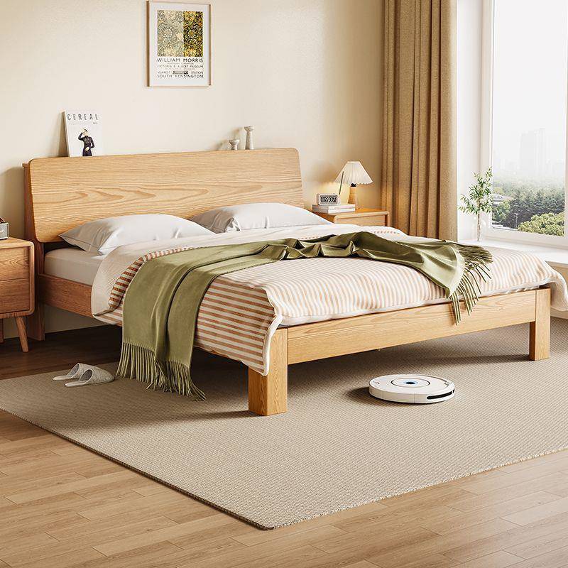 橡胶FMI木木床.8m双型人床家用卧11.5m小户出租房实床1m单人床经