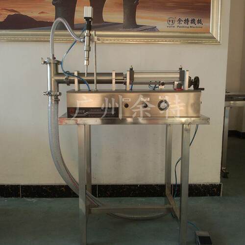 C装F-2000半自动单液体灌机活塞GF-2000头卧式膏体灌装机气动量定
