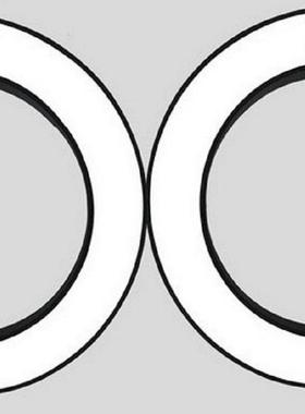 led圆过弧半环圆吊灯健身房网形咖商场走廊道工OFT业风造型灯具