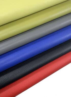 现荔纤枝货纹超皮革皮兜面料60557色荔枝纹沙发超纤黑皮