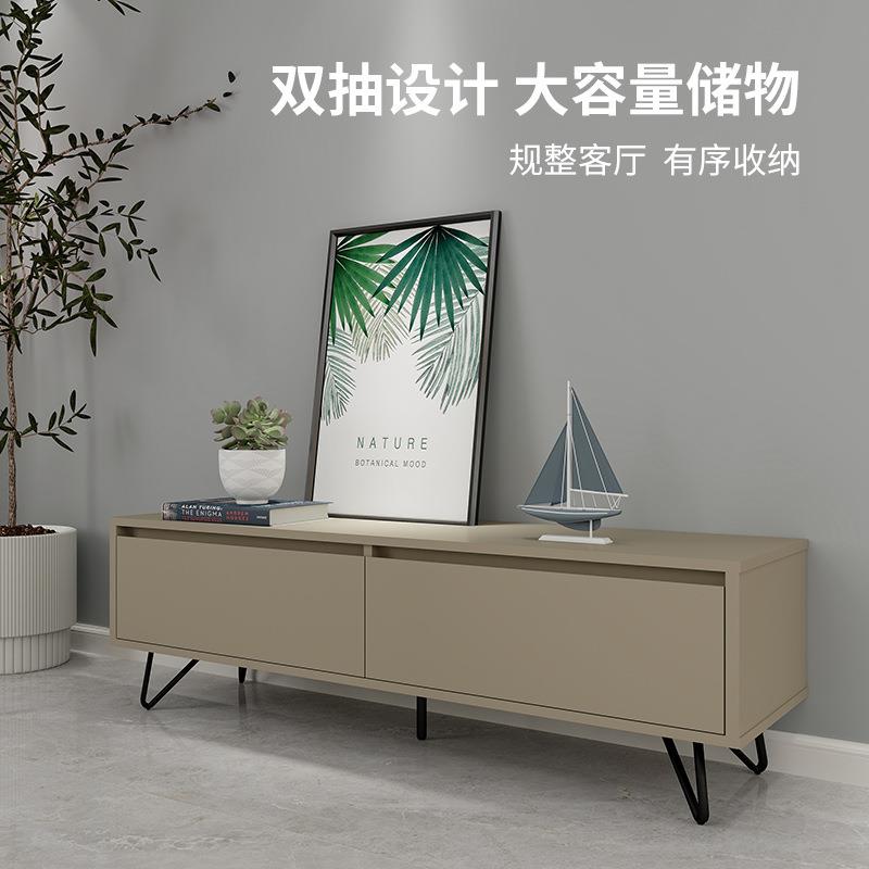 电视柜代简现约茶储组合米度电视客厅家用小户型几落地式物柜电视