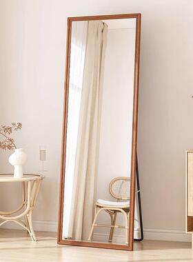 全身子落地家用卧室北欧风学宿00舍生用落地镜衣壁挂式穿镜大镜镜