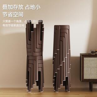 凳子可叠放塑熟料高凳实耐用加凌厚风车凳乔迁胶梵果备用可收纳结