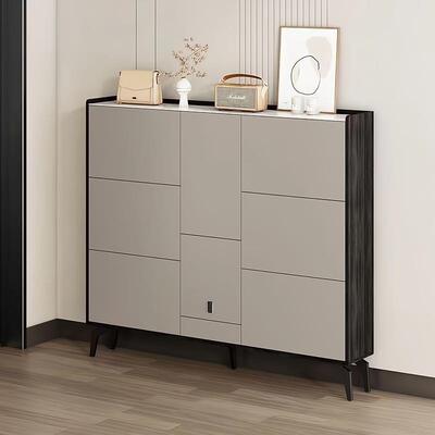 现代厅简约大容超薄岩翻板斗家用门口量小户型空HPN间门玄关窄边