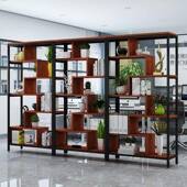 简无品牌 书架架家用落地多层书柜隔断储物易展示客厅架铁艺办公