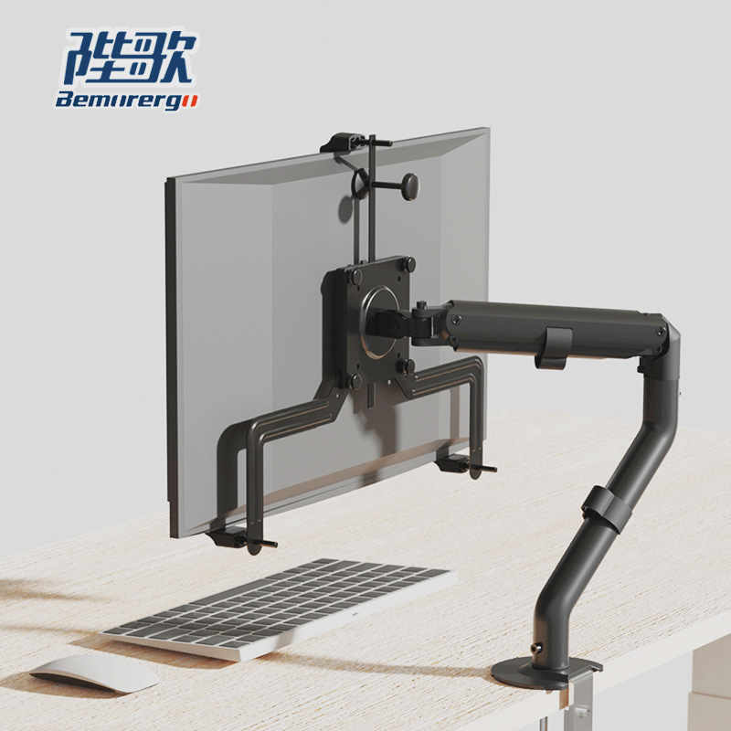 无孔支架通用电脑支架液晶显示器支架显示器支架配件支持曲屏