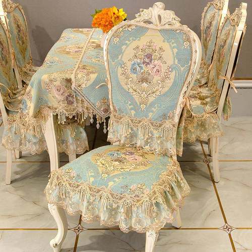 椅垫椅套罩欧式餐桌椅子套罩餐椅坐垫套防滑可拆洗美式椅子垫桌旗