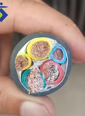 ZRVVR软铜芯阻燃塑力电缆3/4/5*25+1/2芯25平方RVVZ四五线YJVR