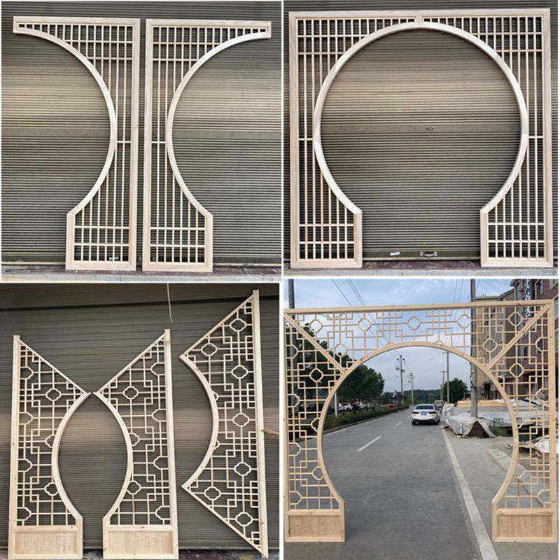 木雕实木花格仿古门窗客厅中式装修月洞门隔断月亮门博古架圆拱门,纺织面料/辅料/配套,纺织机械配件,淘宝优惠券,粉丝福利购,淘宝优惠卷