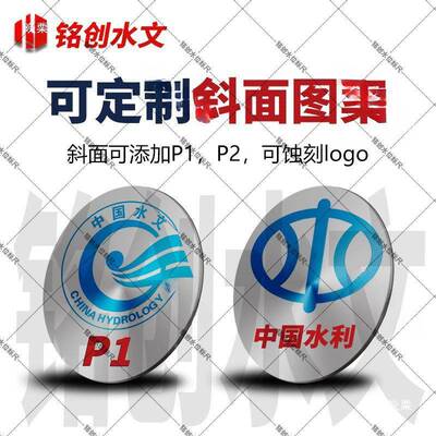 柱直立式水尺位标圆水位道尺水位桩预埋不锈钢烤307漆定制水库河