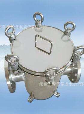 不锈钢篮式过滤过FTV器30不锈法钢兰滤器4吊篮式过滤器