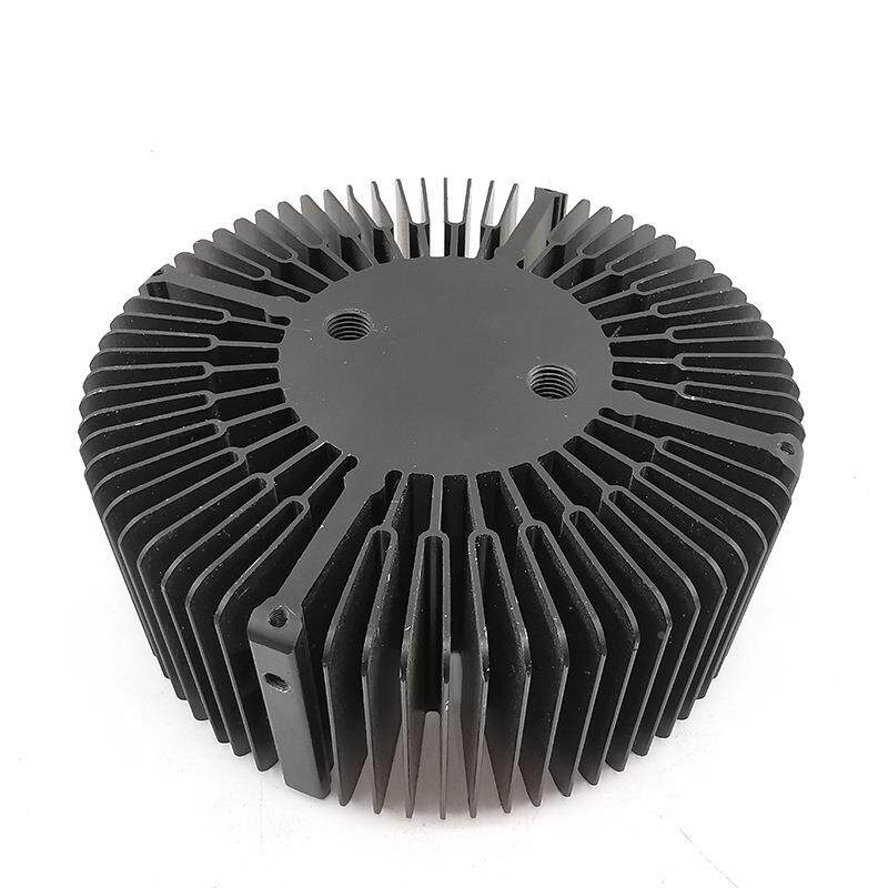 太材阳花灯散热器圆形TWVLED铝密氧齿散热具片散热铝配件化深加工