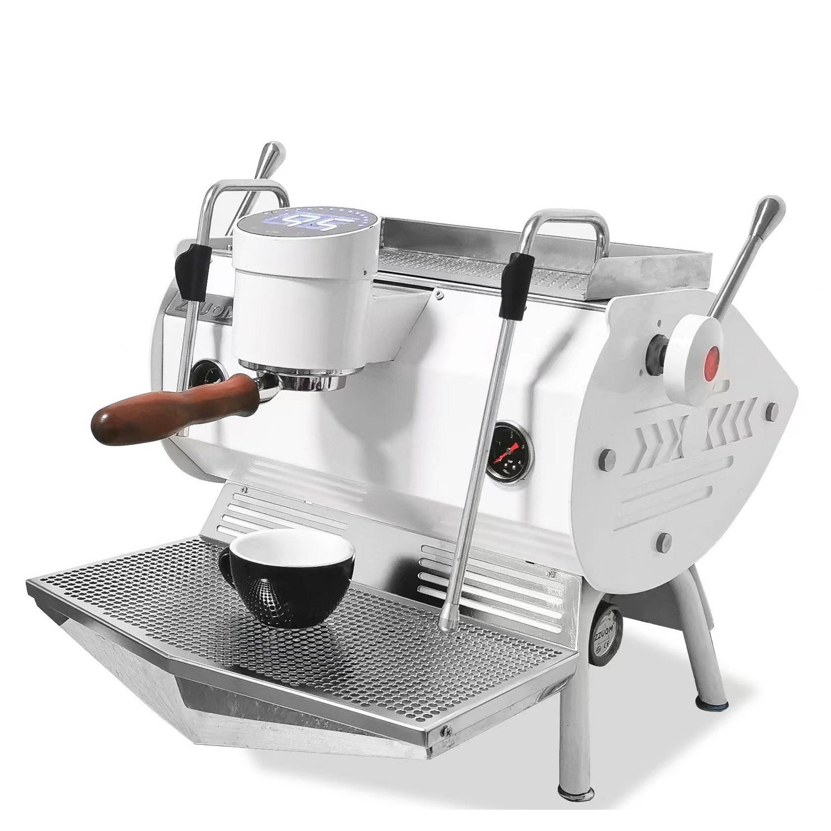 商用半自动咖啡机意式咖啡三泵咖啡机压杆式咖啡机商用单头咖啡机