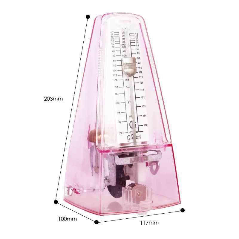 格利姆透明升级机械节拍器吉他大小提琴古筝钢琴通用节拍器