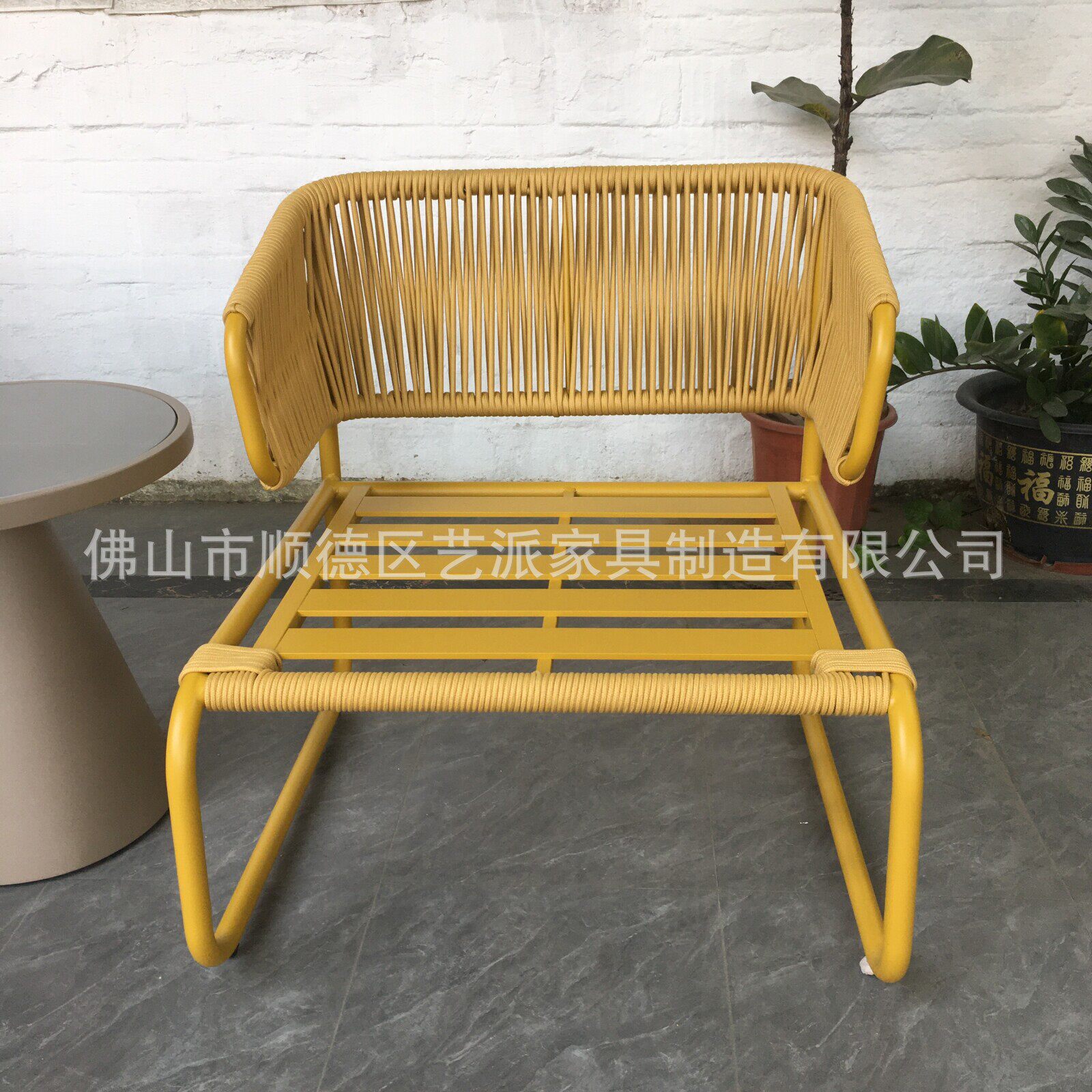 户外藤编沙发花园酒店别墅露台藤桌椅室外休闲铝合金沙发椅家具