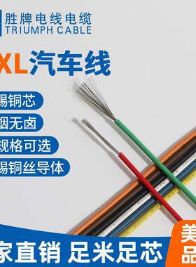 汽车线TXL-10AWG125℃XLPE绝缘SAEJ1128执行标准ROHS