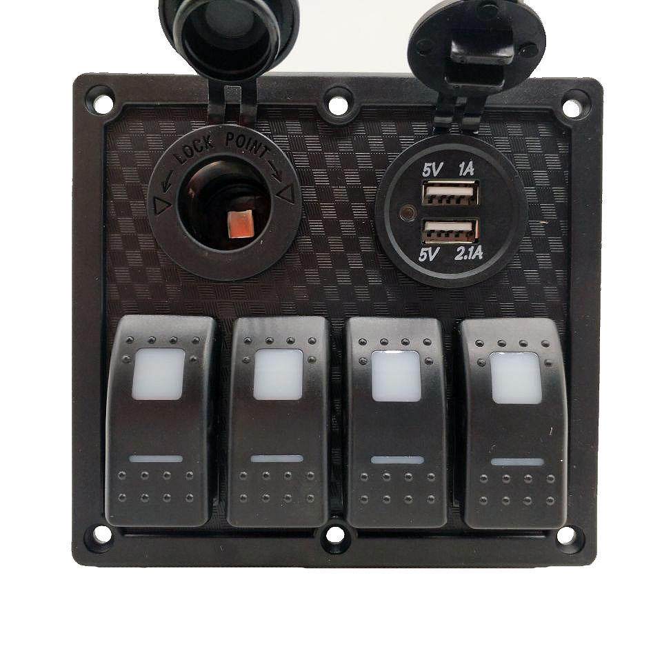 汽车轮船吧台适用开关胶板面板组合开关车充电压表,机械设备,其他机械设备,淘宝优惠券,粉丝福利购,淘宝优惠卷