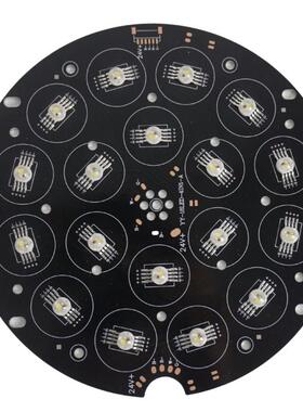 舞台灯光帕灯维修18颗10W全彩led四合一染色灯板灯盘灯珠板婚庆