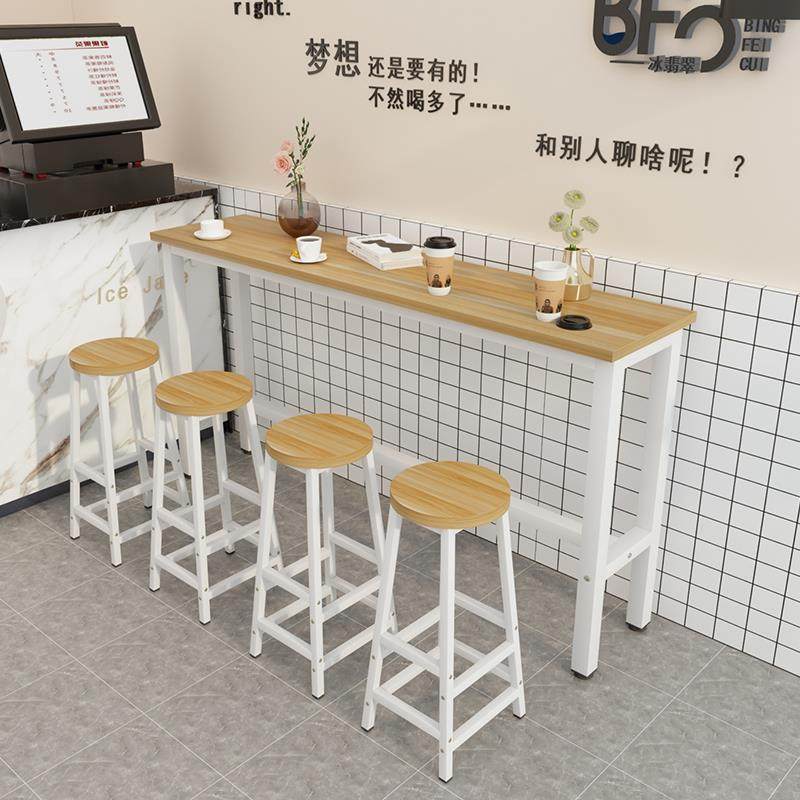 吧台桌靠墙奶茶店桌椅商用高脚桌家用长条桌子阳台靠窗桌客厅窄桌,节庆用品/礼品,新娘配件,淘宝优惠券,粉丝福利购,淘宝优惠卷