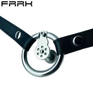 FRRK-111穿戴款含皮带负极系列下压实心钢球可拆卸男用金属贞操锁