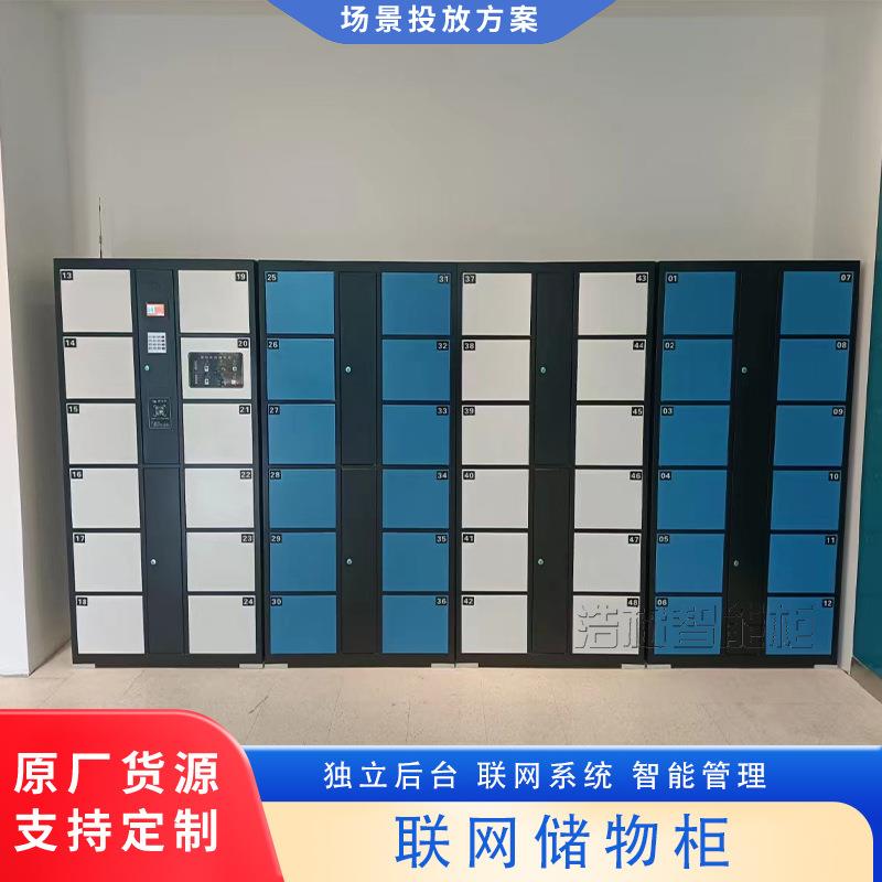 景区联网储物柜酒吧车站微信扫码人脸识别自助存包柜河南厂家直销
