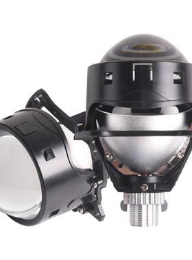 三为车灯新款3寸无损S758瓦6000kLED双光透镜大灯改装升级车灯