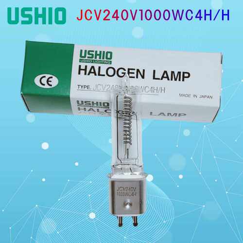 原装USHIO牛尾卤素灯JCV240V1000WC4H/H加热替代FEP 240V-1000WCH